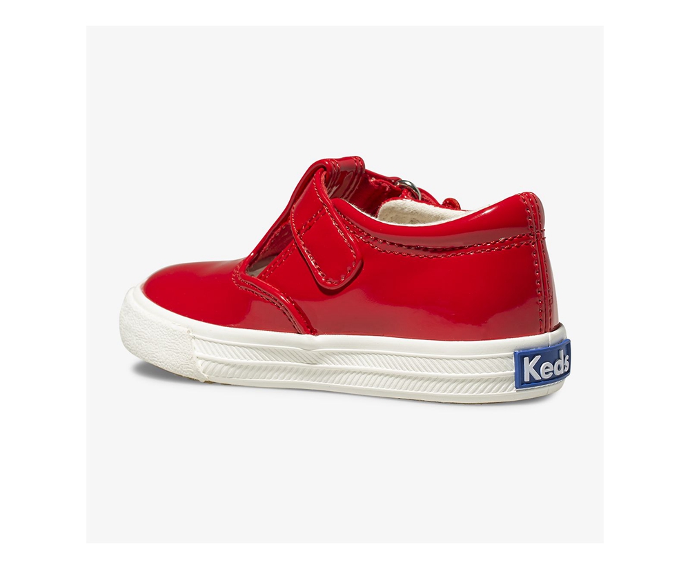 Slip Ons Keds Niños Rojas - Daphne Patent - 903-HWYFUK